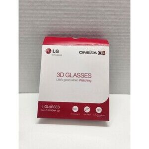 LG Cinema 3D Glasses AG-F310 3 Pairs Open Box